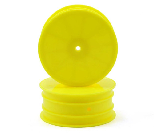 Yokomo 12mm Hex 1/10 4WD Front Buggy Wheels (Yellow) (2) (YZ-4/B-MAX4)