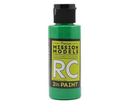 Mission Models RC006 Green Acrylic Lexan Body Paint (2oz)