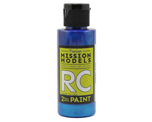 Mission Models RC022 Pearl Blue Acrylic Lexan Body Paint (2oz)