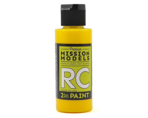 Mission Models RC056 Translucent Yellow Acrylic Lexan Body Paint (2oz)