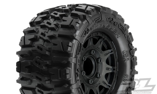 Pro-Line 1170-10 Trencher 2.8" Tires w/Raid 6x30 Wheels (2) (Black) w/ Removable Hex