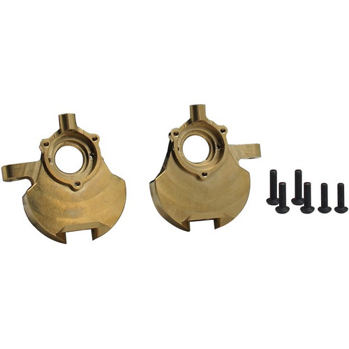 Hot Racing EVE21HM Brass Heavy Metal Front Knuckle (Red Cat Gen 8