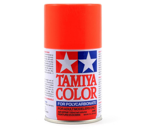 Tamiya 86020 PS-20 Fluorescent Red Lexan Spray Paint (3oz) (TAM86020)