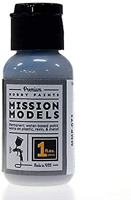 Mission Models MMP-092 Acrylic Model Paint 1 oz bottle, Azure Blue RAF FS 
