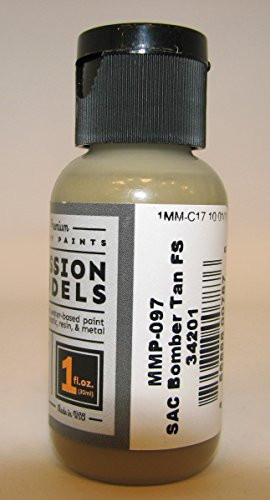 Mission Models MMP-098 Acrylic Model Paint 1 oz bottle, SAC Bomber Green FS  