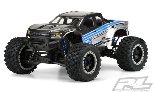 Pro-Line 3482-17 2017 Ford F-150 Raptor Pre-Cut Monster Truck Body (Clear)  (X-Maxx)