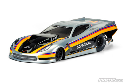 Protoform 1571-40 Chevrolet Corvette C7 1/10 Pro-Mod Drag Car Body