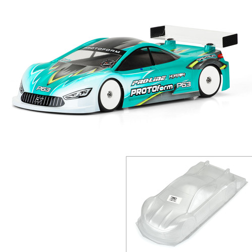 Protoform 158020 1/10 P63 Pro-Lite (0.5mm) Clear Body for 190mm TC