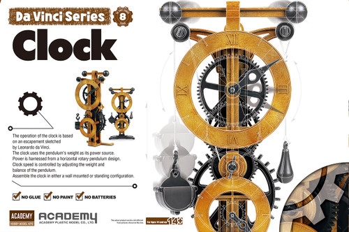 Academy 18150 Da Vinci Clock Model Kit - Small Addictions RC