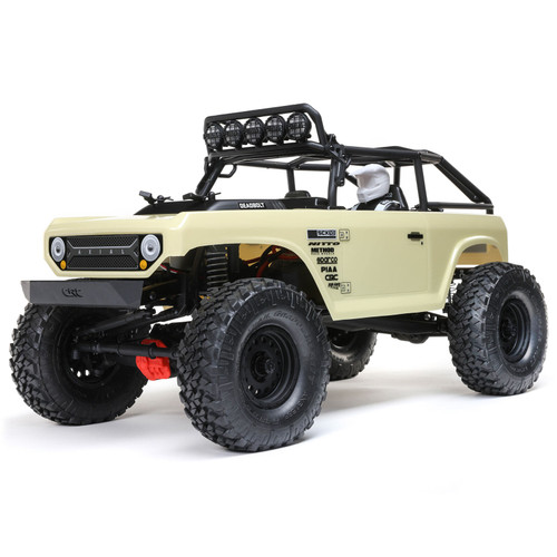 Axial 1/10 SCX10 II Deadbolt 4WD Brushed RTR, Tan