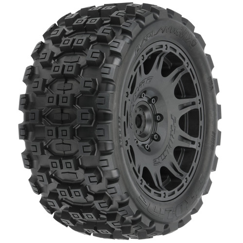 Proline 10198-11 Badlands MX57 Front/Rear 5.7” Tires Mounted on