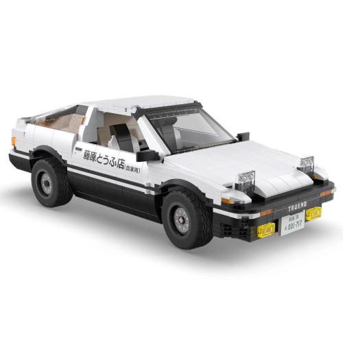 CaDA 1/12 Initial D Toyota Trueno AE86 Brick Model Car (1324 pcs