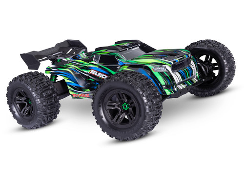 MOSS SLEDGE モス　スレッジ Traxxas Sledge 1/8 scale 4WD brushless monster truck belted, Green