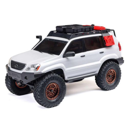Axial 1/24 SCX24 Lexus GX 470 4X4 Rock Crawler RTR, White