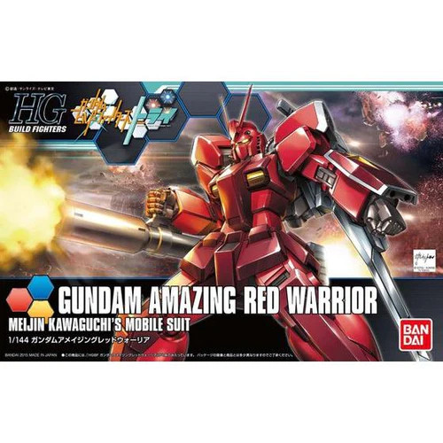 【中古】「非常に良い」Bandai Hobby HGBF 1/144 Gundam Amazing Red Warrior Model Kit [並行輸入品] Bandai HGBF 1/144 Gundam Amazing Red Warrior 'Gundam Build