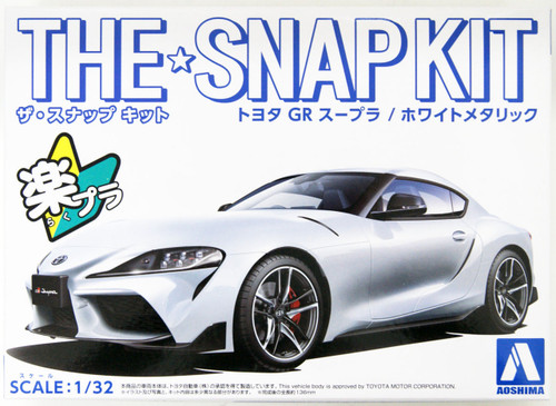 Aoshima 20032 1/32 Snap Kit #13-WT Toyota GR Supra 2019 (White