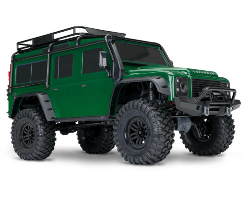 Traxxas 82256-4-GRN TRX-4 Defender, Clipless, Green - Small