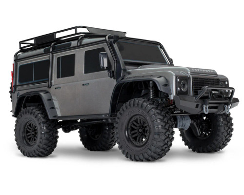 Traxxas 82256-4-SLVR TRX-4 Defender, Clipless, Silver - Small