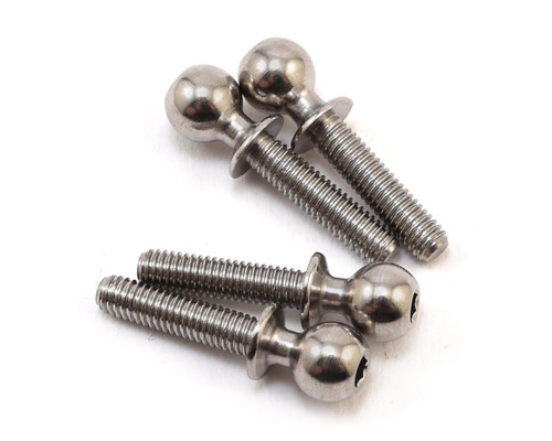 Yokomo Z2-20612A 5.5mm Rod End Ball Stud (4) (12mm Long) - Small