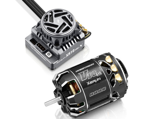Hobbywing XR10 Pro G3X ESC + V10 G4R 17.5T Spec Motor Combo