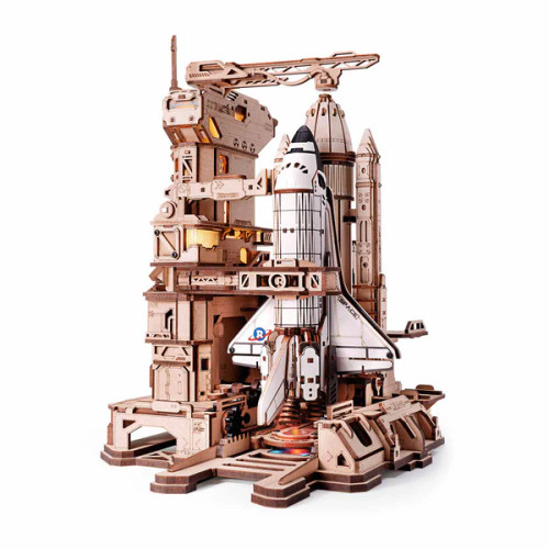 ROKR LKA02 Space Shuttle Mechanical 3D Wooden Puzzle - Small