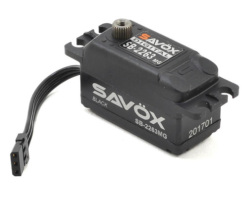 Savox SB-2263MG Black Edition High Speed Low Profile Brushless