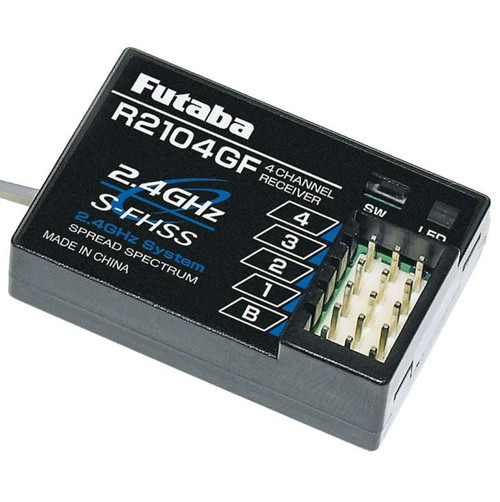 Futaba 7616 R2104GF High Voltage 2.4Ghz S-FHSS 4-Channel Receiver
