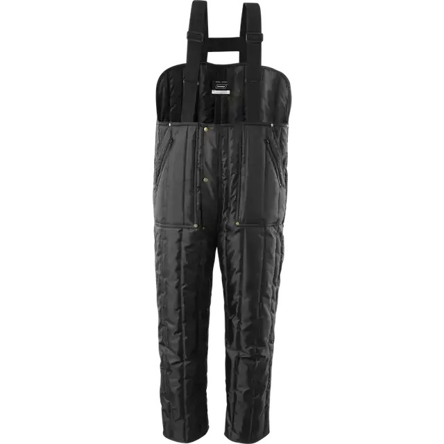 Black Bib Freezer Trouser - Insulated Freezer Wear