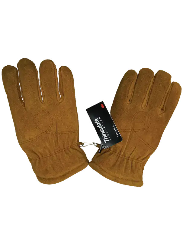 Double Insulated Leather Freezer Gloves Cold Weather Gear