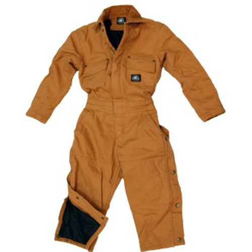 Youth's Insulated Canvas Coverall - FreezerWorkWear