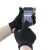 S50HF black knit touchscreen gloves with contrasting fingertips, hands using a smartphone