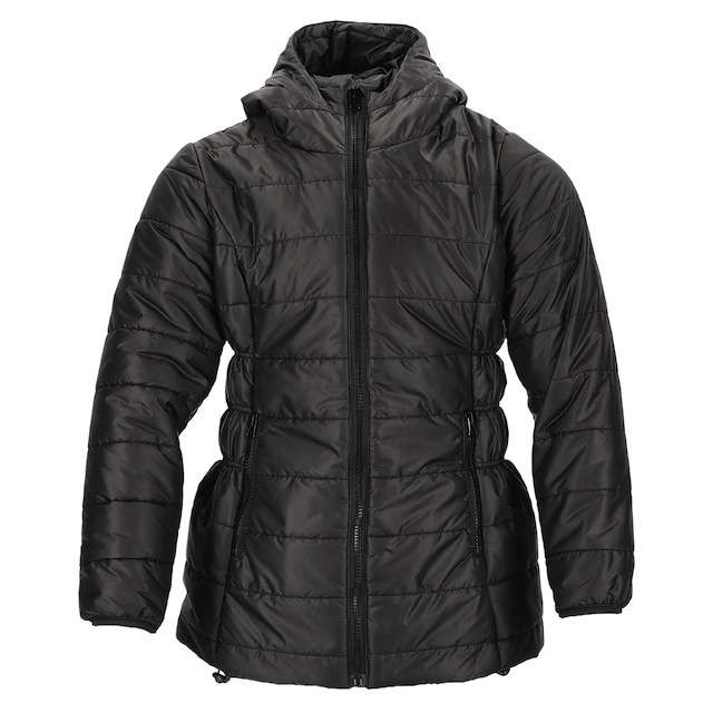 Women’s insulated freezer jacket with hood for cold storage