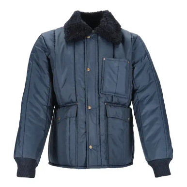 Navy Freezer Jacket | Durable Cold Storage Workwear