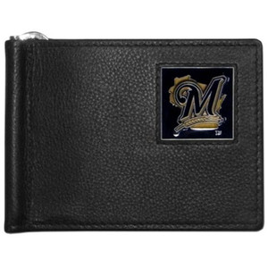Milwaukee Brewers Wallet Leather Billfold Clip Wallet Z157-5460330750 Milwaukee Brewers Wallet Leather Billfold Clip Wallet Z157-5460330750