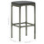Bar Set Grey PE rattan, steel, solid acacia wood A949-313474