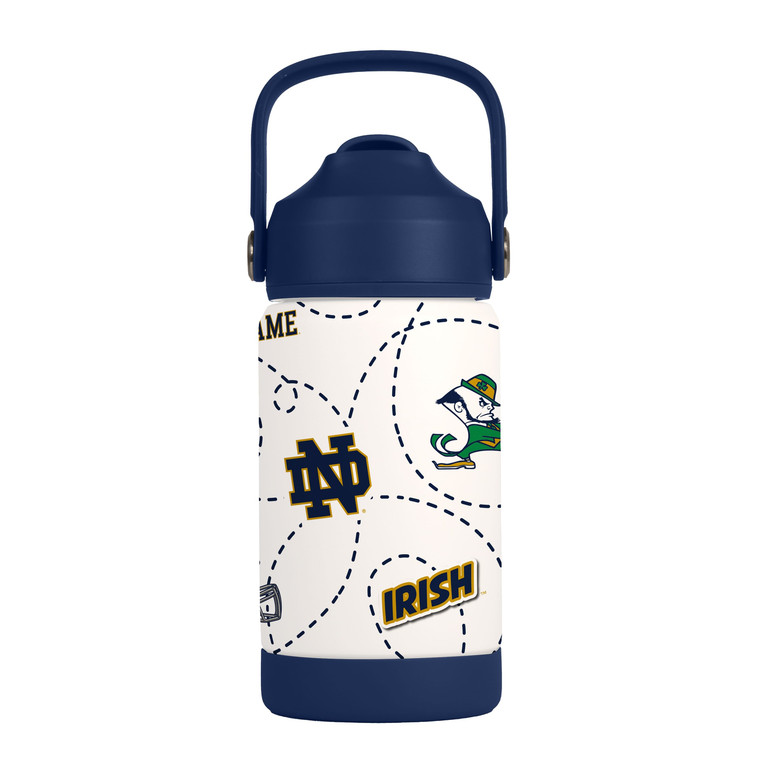 Notre Dame Fighting Irish Kids Bottle 12oz Stainless Steel Mascot Z157-9738154622