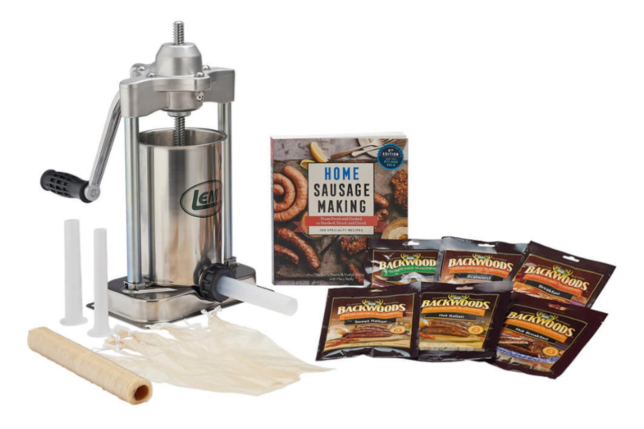 LEM Mighty Bite Vertical Sausage Stuffer - 15lb