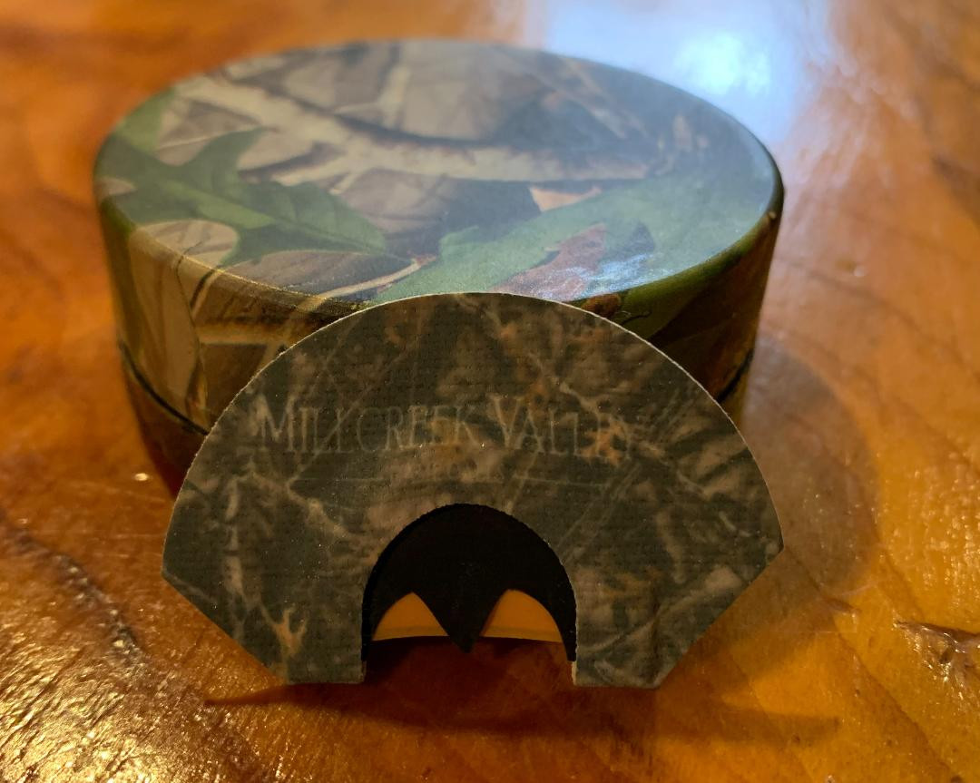 Two Reed Elk Call Turkey Diaphragm Call Holder Reed Quiver Express (Multicam) Holds 4 Elk ...
