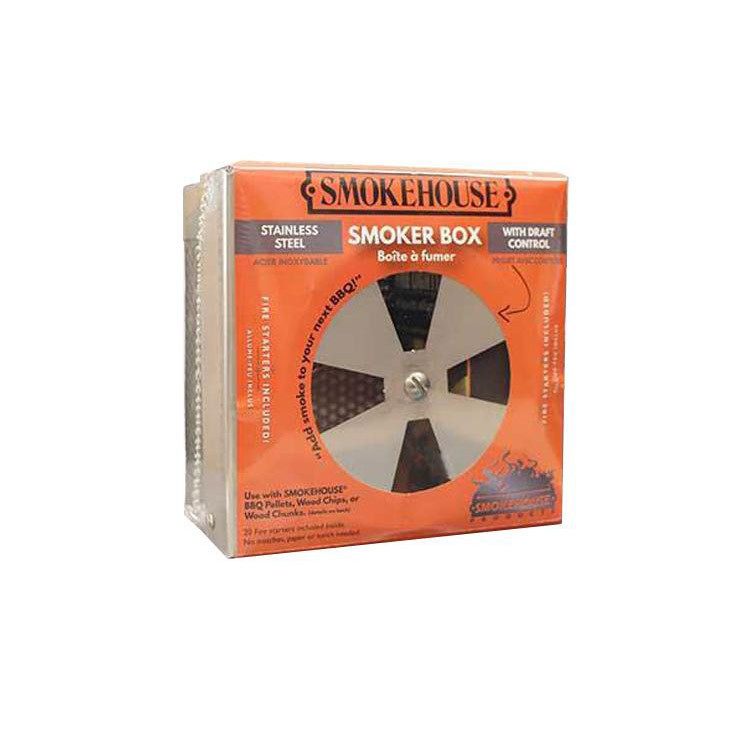 Smokehouse Stainless Steel Smoker Box with Draft Control Route 66