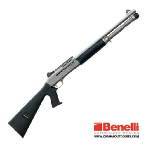 Benelli M4 H20 Tactical Titanium Shotgun 12 Gauge 5 RD 18.5" Pistol Grip