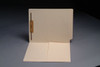 Smead Compatible End Tab Pocket Folders w/ Fastener in Position 1 - 11 Pt. Manila - Letter Size  - Reinforced Tab - 50/Box