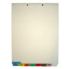 Index Chart Dividers, Stock Printed, Collated Sets, Bottom Tab,  Set-1/8 Cut; 50 Sets per Box