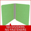 Green letter size end tab classification folder with 2" gray tyvek expansion. 18 pt. paper stock. Packaged 25/125.