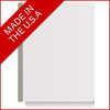 White letter size end tab classification folder with 2" gray tyvek expansion. 18 pt. paper stock. Packaged 25/125.