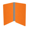 Orange legal size end tab classification folder with 2" gray tyvek expansion. 18 pt. paper stock. Packaged 25/125.