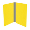 Yellow legal size end tab classification folder with 2" gray tyvek expansion. 18 pt. paper stock. Packaged 25/125.