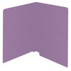 Lavender letter size reinforced end tab folder. 14 pt lavender stock. Packaged 50/250