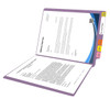 Lavender letter size reinforced end tab folder. 14 pt lavender stock. Packaged 50/250