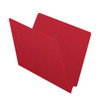 Red letter size reinforced end tab folder. 14 pt red stock. Packaged 50/250