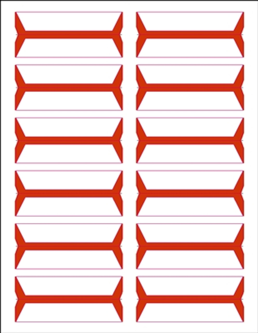 orange file folder labels